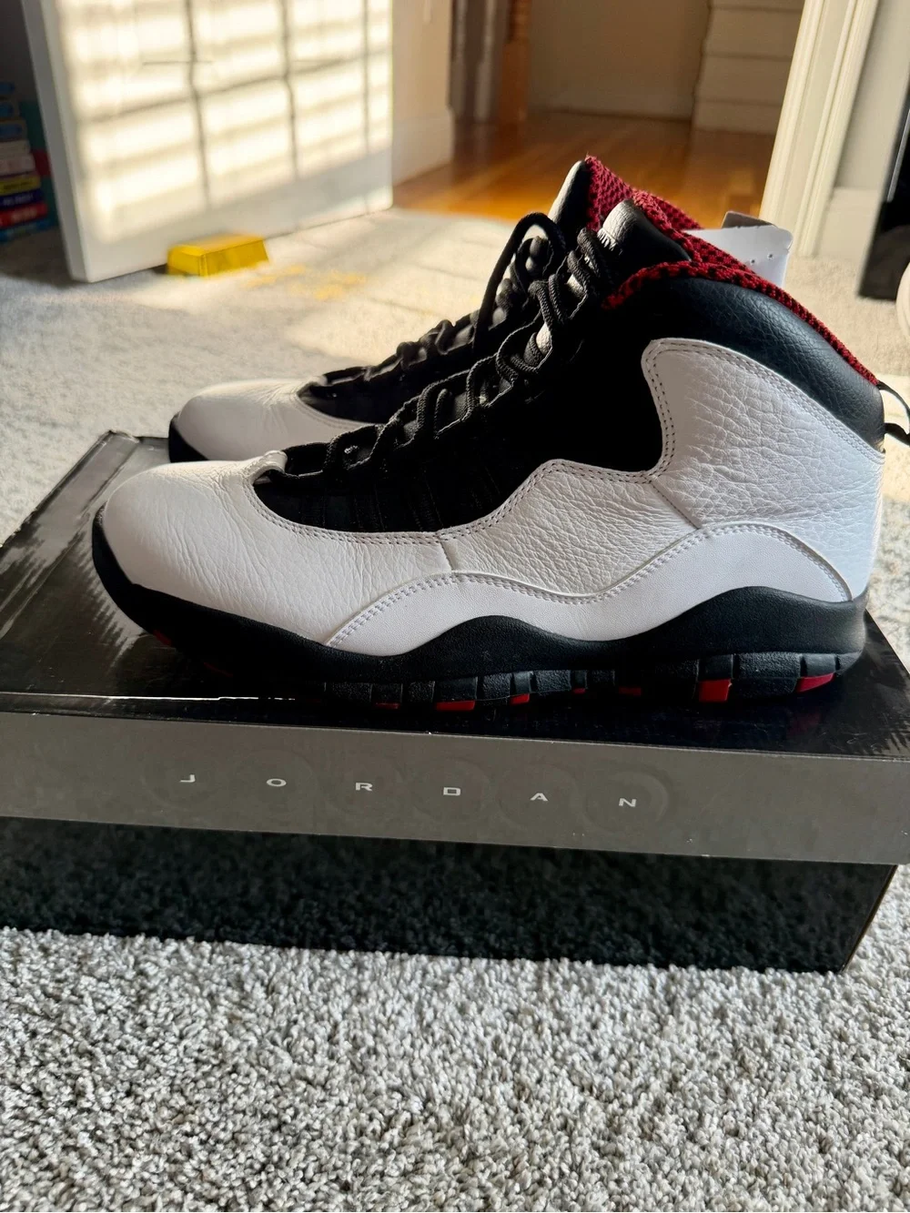 Air Jordan Retro 10 White/Black/Red